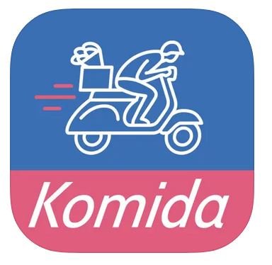 Komida delivery app logo